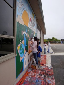Students Painting